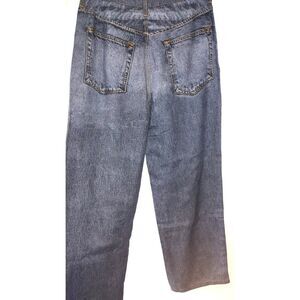 Jason Wu Trendy Faded Baggy Denim, Size 2, Grey/Blue